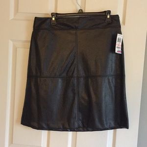 Leather skirt